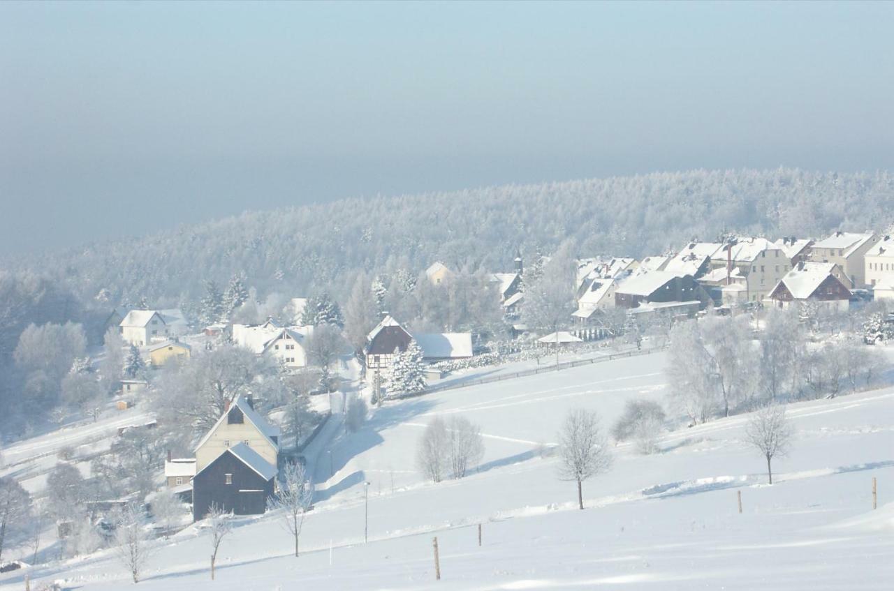 Ferienwohnung Oberpfannenstiel Bernsbach Exteriör bild